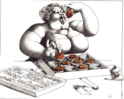 анекдот про кухню - шоколадная диета для увеличения груди