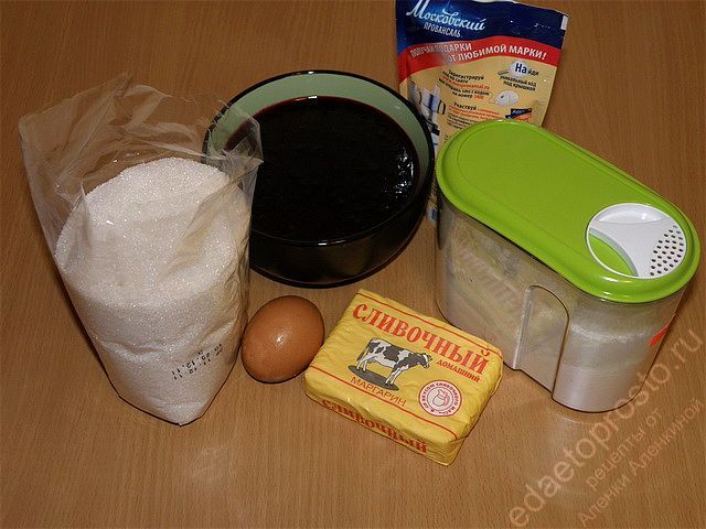 фото ингредиентов для песочного печенья с вареньем