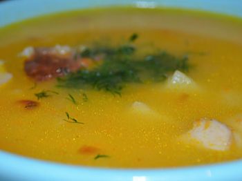 фото вкусного постного грибного супа с белыми грибами в тарелке