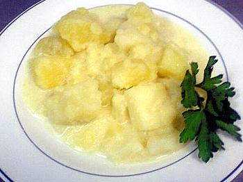 фото заставка к рецепту картофеля в молоке