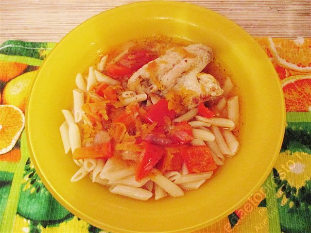 поджарка из куриных крыльев готовится точно также