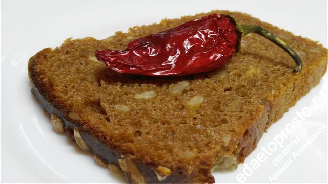 русские гренки с перцем