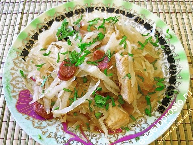 бигус из капусты фото