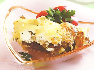 Детская картофельная запеканка с печенью фото