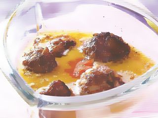 Детские 'Ежики' в сметанном соусе фото